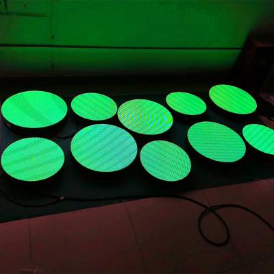 China Retail Advertising Small Size Single Side Led Circle Screen P2 P2.5 P3 P4 For Creative Advertising for sale