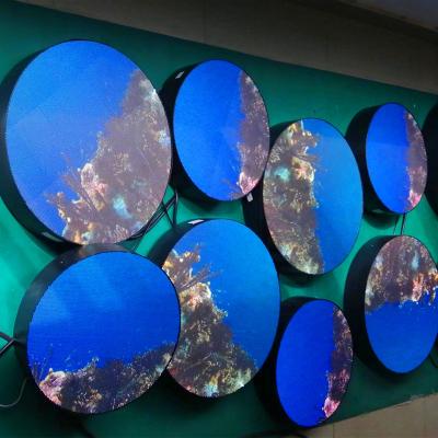 China Retail Advertising Circle P4 Indoor Round Led Display With 512mm Diameter for sale