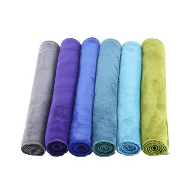 China Compressed 35 * 75 cm 300 gsm 400 gsm Weft microfiber Towel Dark Color Salon Automobile Home Cleaning Cloth for sale