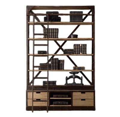 China Wholesale antique high-grade factory metal shelf bookcase can be placed in the living room and hall for sale