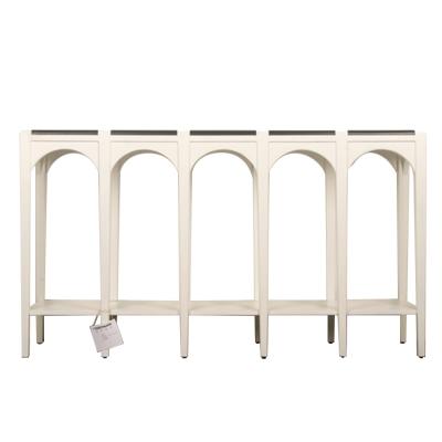 China Wholesale Vintage Good Quality Customized Cheap White Console Table Furniture Modern for sale