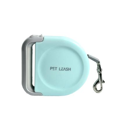 China Popular Personalized Adjustable Retractable Automatic Telescopic ABS Candy Color Dog Dog Leash Pet Supplies for sale