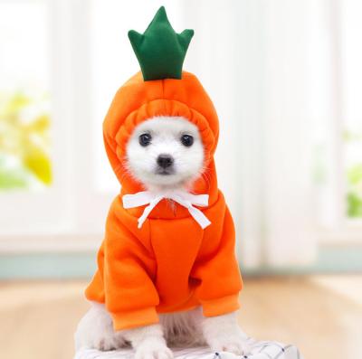 China Cotton Good Quality Cool Designer Dog Hoodie Breathable Comfortable Hot Selling Biped Pet Clothes for sale