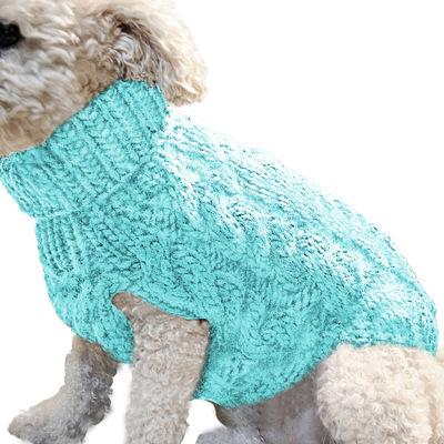 China Breathable Comfortable Accessories Matching Large Size Winter Dog Passionate Pet Clothes Knitted Pet Sweater for sale