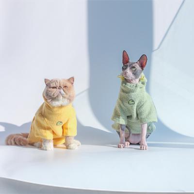 China 2021 Comfortable Breathable New Pet Clothing Autumn Winter Fashion Thickened Warm Sweater Dog Plush Cotton Pet Clothes for sale