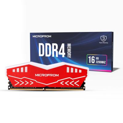 China High Performance RGB Gaming RAM Memoria PC Ddr4 Ram 8gb 16gb 3200mhz RGB Memory With Heatsink for sale