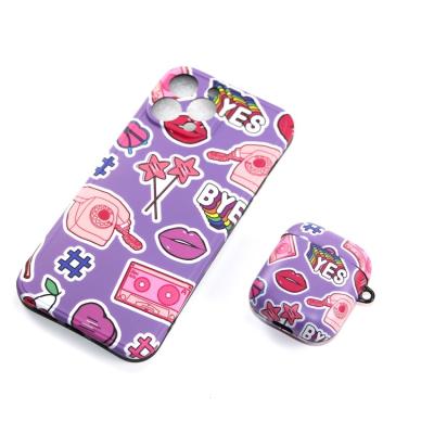 China Anti-fall New Arrival 3D Flexi TPU Soft Rubber Sublimation Phone Case With Headphone Bag For iPhone 12 for sale