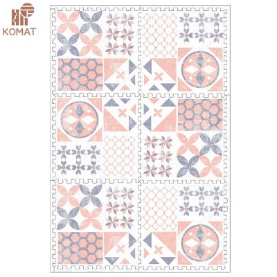 China Custom Printing Non-Toxic Waterproof EVA Play Foam Jigsaw Mat from Taiwan for sale