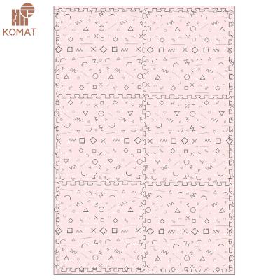 China Komat Waterproof Memphis Design Non Toxic EVA Children Play Mat for sale