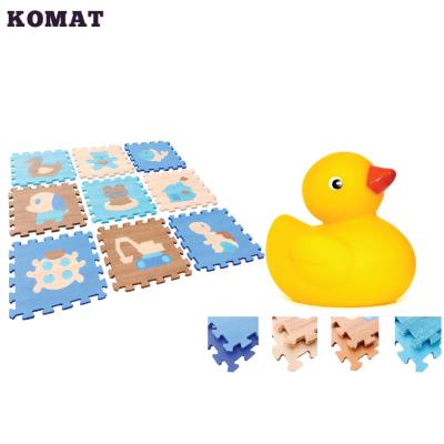 China Educational Toy Taiwan Eco-Friendly Printing Waterproof EVA Thick Foam Baby Play Mat for sale