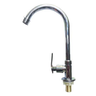 China Electric Faucets Single Faucet Wall Hanging Copper Cooling Single Tap For Basin Faucet for sale