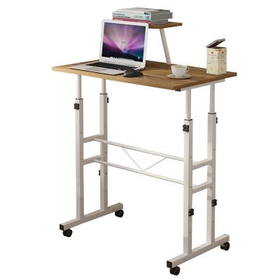 China Hot Sale Adjustable Modern Home Office Furniture Cheap Panel Laptop Desk (Height) Home Office Furniture for sale