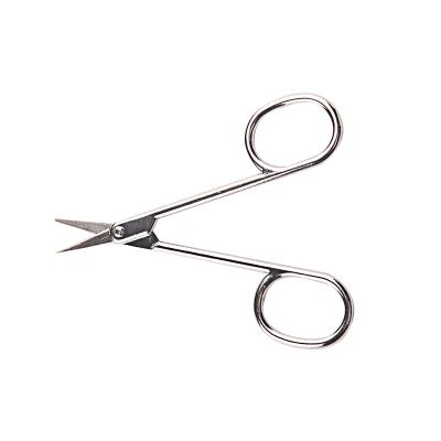 China Right-Handed Scissors Nail Scissors Silver Stainless Steel Cuticle Scissors Customized Manicure Scissors Makeup Helper for sale