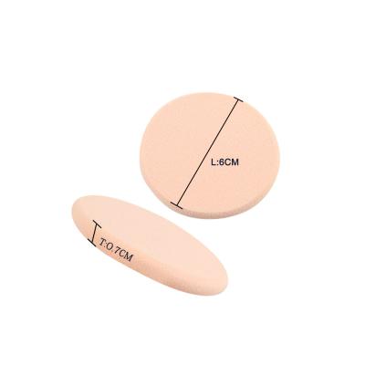 China Beauty Salon And Home Professional Makeup tools round shaped cosmetic sponge bb cream foundation compact powder puff for sale