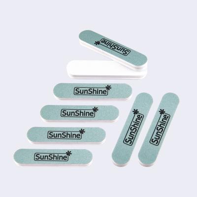 China Sponge SunShine Mini quick shine nail file professional Custom with Logo 600/3000 Nail buffer Popular for sale