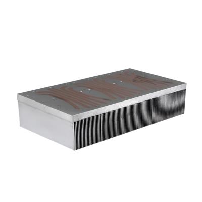 China Heatsink High Power Aluminum Heat Pipe Radiator For IGBT Cooling System for sale