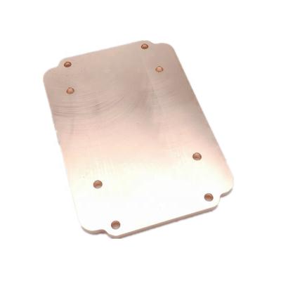 China Copper Led Radiator CNC Copper Machining Plate Can Be Custom Made for sale