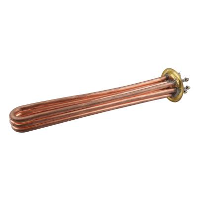 China 3KW 220V tank spirality shape red copper heating element for electricity boiling water, electric heating pipe for water tank for sale