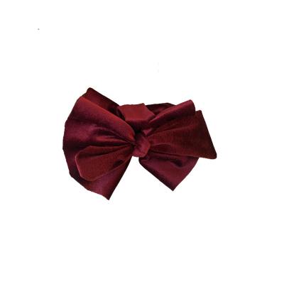 China European and American Style Hot Selling Larger Claw Clips For Thick Hair Canary Velvet Cloth Clip De La Gar  Hair Caw Clips For Women And Girls for sale