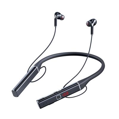 China TWS Neckband Earphone 800mah Wireless Magnetic LED Display Noise Canceling Sport Earbud for sale