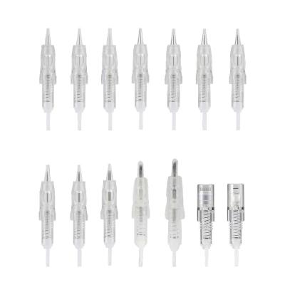 China Permanent Wholesale Manufacturer Disposable High Quality Tattoo Needle Nano Stroke 1RL Microblading Tattoo Cartridge Needles for sale