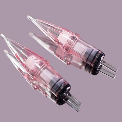 China Permanent PMU Professional Disposable Needles 3 Round Liner 0.2MM Needles for Cartridge Tattoo Pen Machine for sale