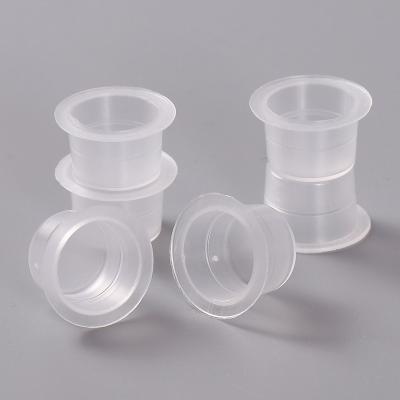 China Used for  Tattoo Ink Clear Holder Container Cup With Bottom For Needle Tip Grip Supply Plastic Tattoo Ink Cup for sale