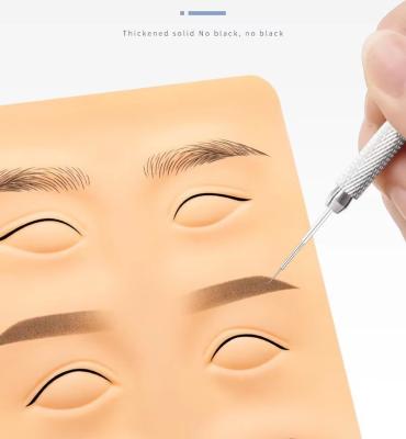 China Permanent Makeup Practice For Eyebrow Wholesale 3d Practice Silicone Face Eyebrow Latex Microblading Practice Skin for Tattoo Artists and  Permanent Makeup Academy for sale