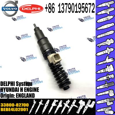 China 33800-82700 motor Delphi Diesel Injectors del inyector de combustible diesel BEBE4L02001 VOL H en venta