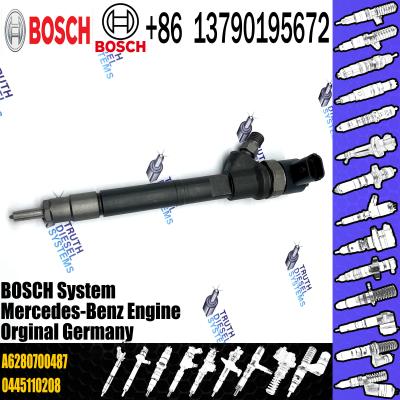 China Sistema de inyección común del carril 0986435070 de  0986435069 0445 110 números de parte diesel de 103/104 inyector A6280700487 en venta