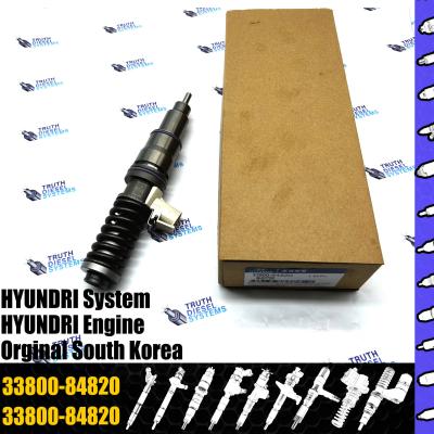 China Inyector diesel 33800 84820, 33800-84820, 3380084820, 21306407 BEBE4D19002 para el motor Hyundai D6CC en venta