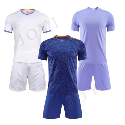 China Custom New Feature 2122 Soccer Jerseys Set Boys And Girls Mens Mens Short Sleeve Training Kids Soccer Jersey for sale