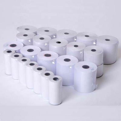 China Roll 80mm 57mm Atm POS Paper Thermal Paper Printer Cash Register 100% Blank Paper Wood Pulp OEM Thermal Printing for sale