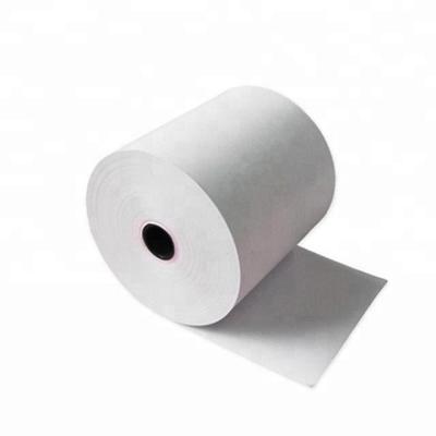 China 100% blank wood pulp top sale guaranteed quality 80x80mm thermal POS thermal paper roll cash register POS ATM paper roll for sale