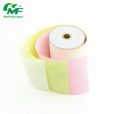 China NCR Mufeng Store /Chain Bank/Hotel Carbonless Bill Paper Wide Range Of Colors And Patterns Are Available for sale