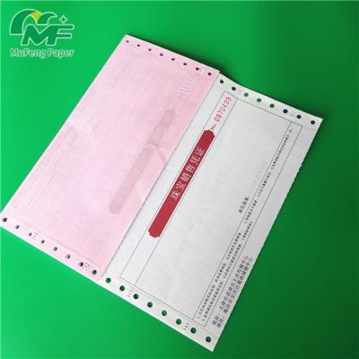 China Bank/Hotel Store /Chain Wholesale Price Pin Mailer Printer Roll Payslip State Carbonless Paper NCR for sale