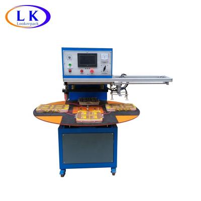 China Automatic CE Chemical Certificate PVC / PET Blister Paper Card Welding Heat Sealing Machine for sale