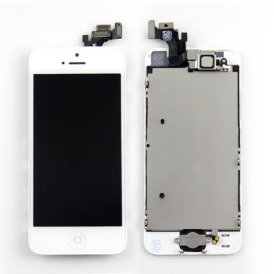 Cina Assemblea LCD della sostituzione dello schermo di iPhone bianco con le piccole parti per il convertitore analogico/digitale del touch screen di LCD di iPhone 5 in vendita