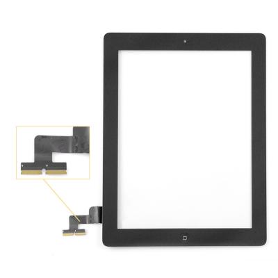 Cina Convertitore analogico/digitale di alta risoluzione del touch screen del iPad con il sostegno domestico del bottone e macchina fotografica Barcket per iPad 2 in vendita