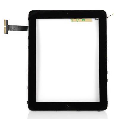 China Schwarze iPad Touch Screen Analog-Digital wandler Versammlung mit Hauptknopf für iPad 1 (Versionen 3G) zu verkaufen