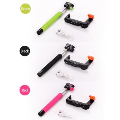 China Colorful Z07-5 Extendable Wireless Bluetooth Monopod Selfie Stick Mobile for sale