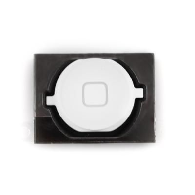 China Original New White Home Button Key with Rubber For Apple Iphone 4s Repair for sale