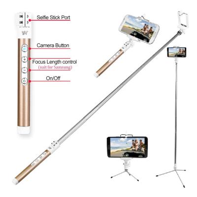 China Vara zumbindo retrátil de Monopod Bluetooth Selfie do multi modo da câmera com tripé à venda