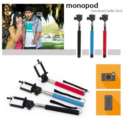 China Vara Handheld telescópica ajustável de Monopod Selfie para o telefone e a câmera à venda