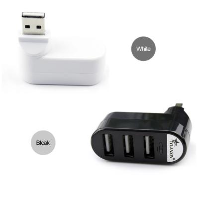 China OEM Smartphone Accessories Portable High Speed 3 Ports USB  HUB 2.0 Splitter Adapter for sale