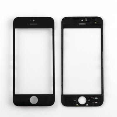 China 5 inch Black Apple iPhone Glass Repair with Frame for Iphone 5 Replacement Parts for sale