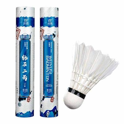 China Competition/Training most durable goose feather badminton shuttlecock for sale