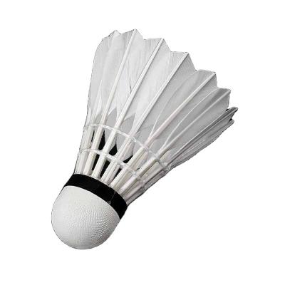 China Training OEM The cheapest full round goose feather badminton with oem support for sale