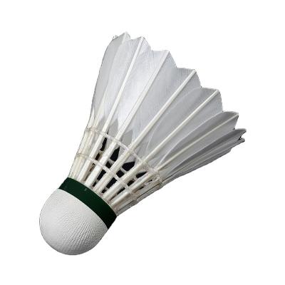 China Competition/Training OEM Bestselling Duck Feather Full Round Badminton with Good Flying Endurance for sale