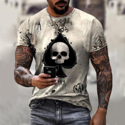 China Viable Hot Sale Comfortable Short Sleeve Summer Men's Digital Printed Loose T-shirt for sale